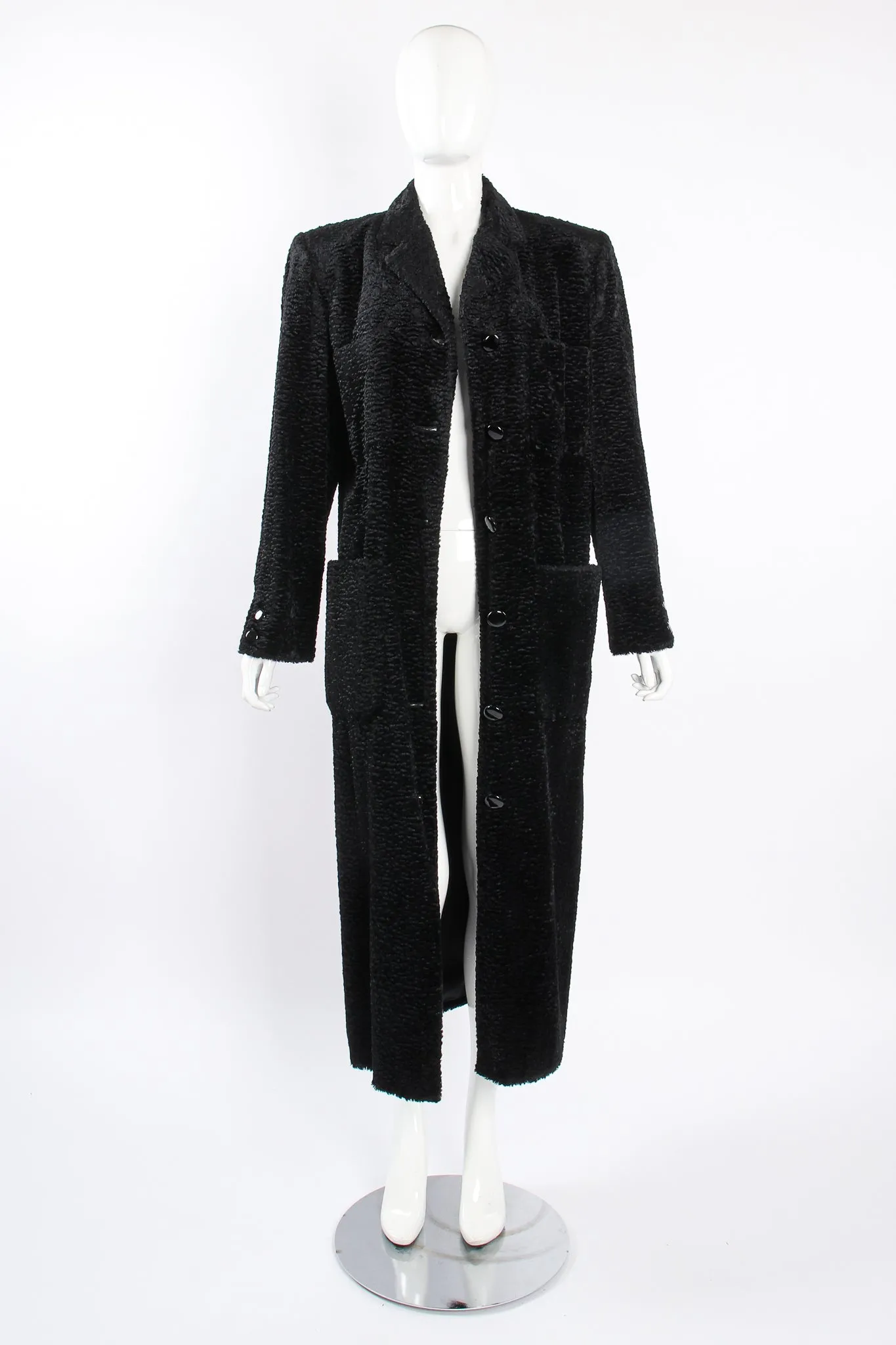 Faux Curly Lamb Coat
