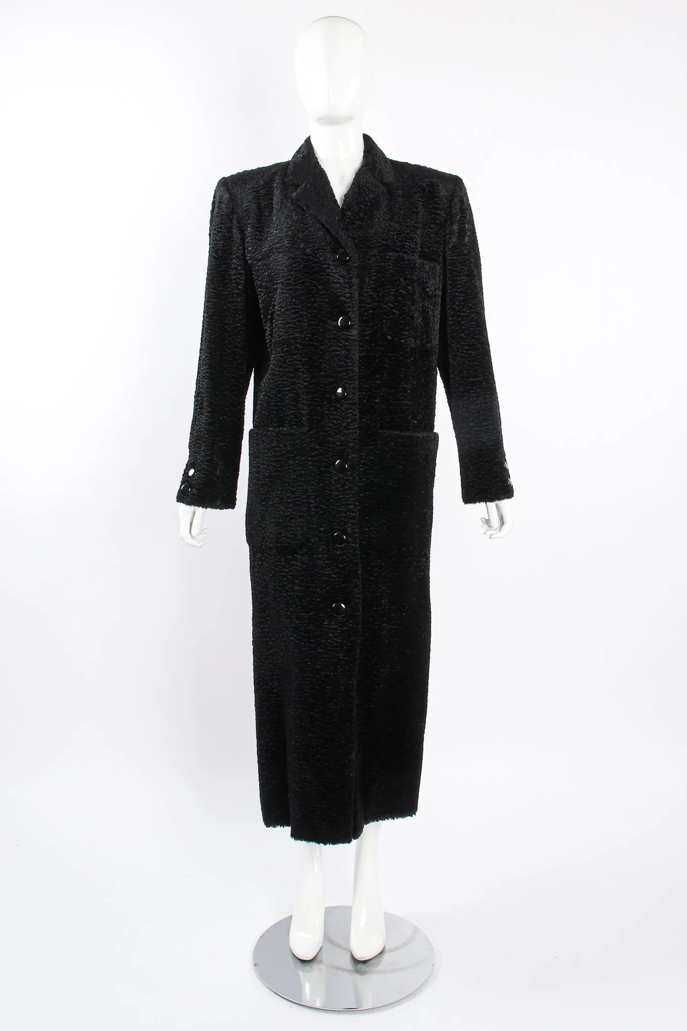 Faux Curly Lamb Coat
