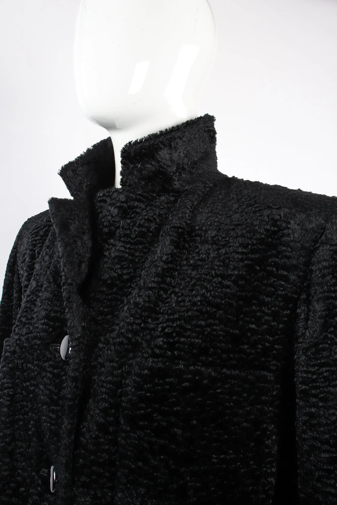 Faux Curly Lamb Coat