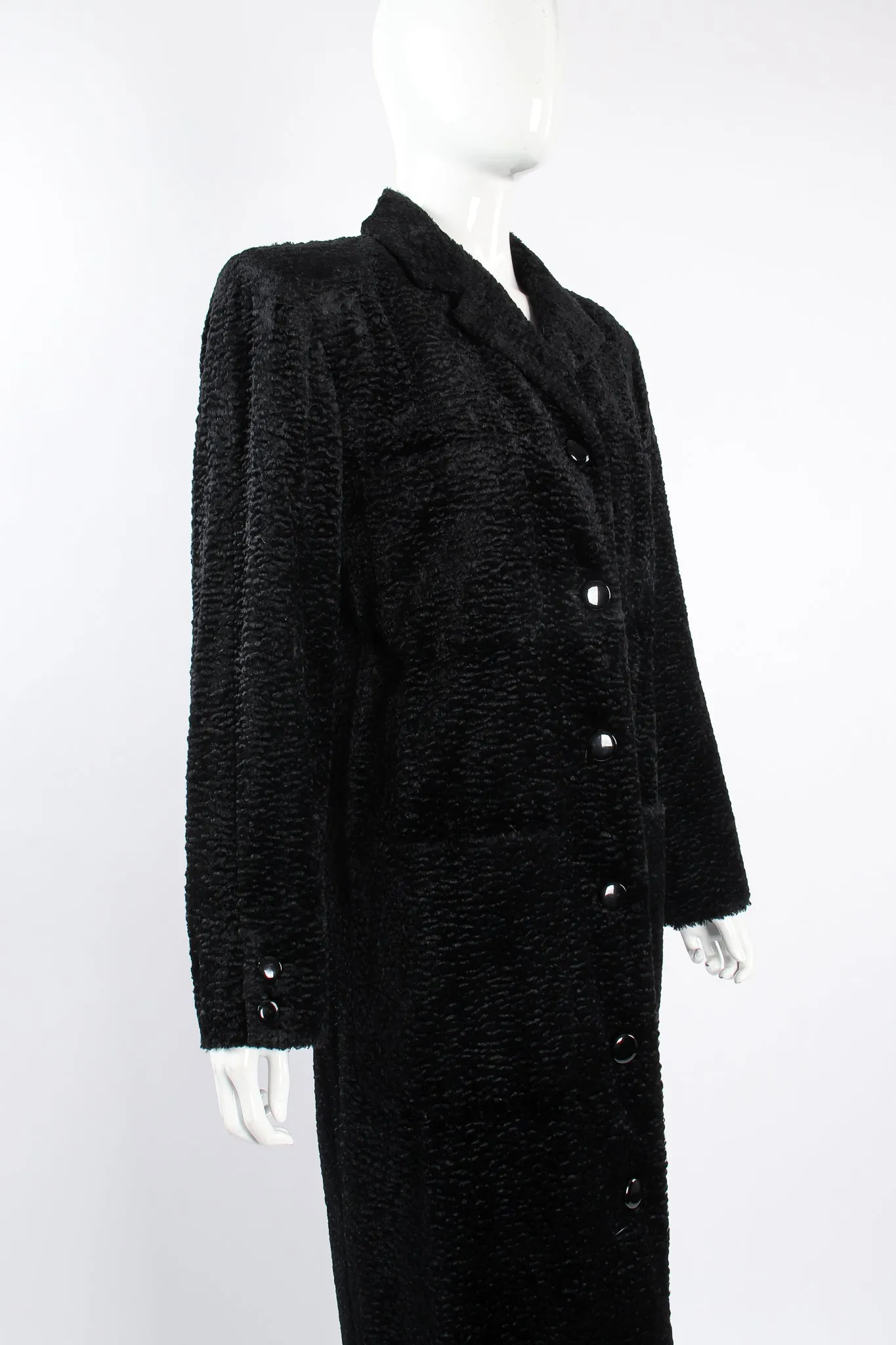 Faux Curly Lamb Coat