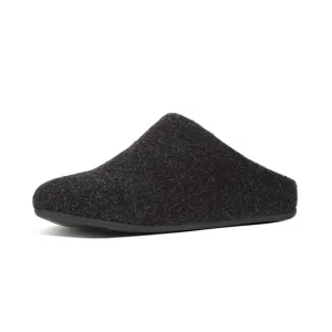 FitFlop Chrissie Felt Slippers - Black