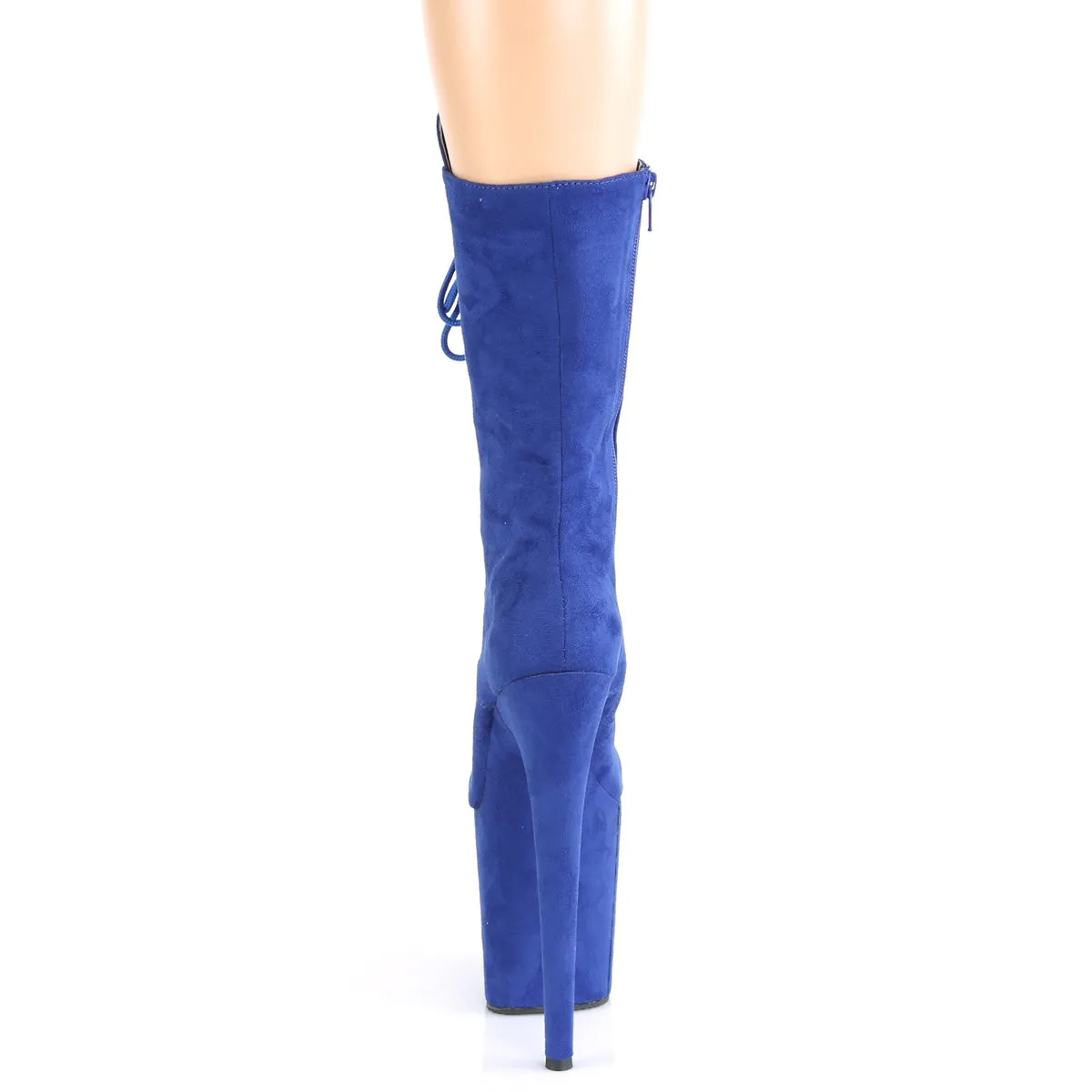 FLAMINGO-1050FS  Royal Blue Faux Suede/Royal Blue Suede