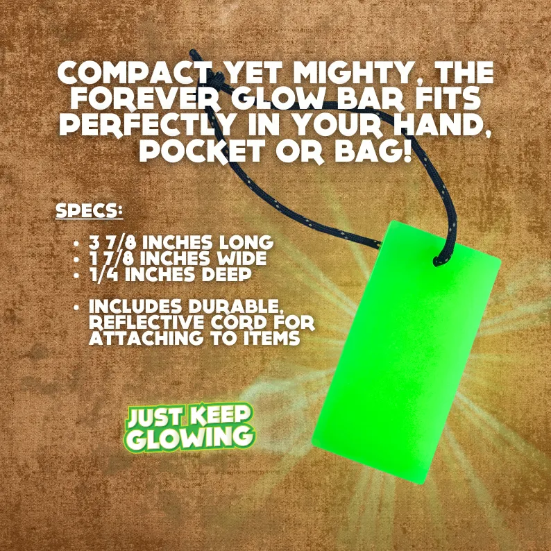 Forever Glow Bar: Reusable Emergency Light, Power Outage Essential, Camping & Hiking Gear