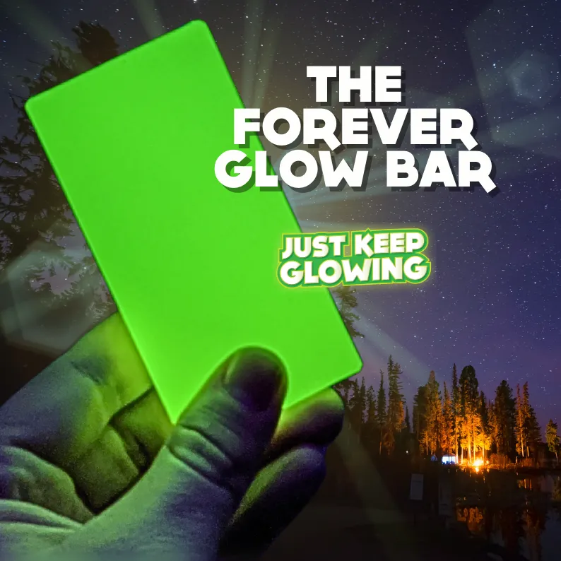 Forever Glow Bar: Reusable Emergency Light, Power Outage Essential, Camping & Hiking Gear