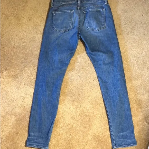 Frame Denim Le Garçon Distressed Blue Jeans 26