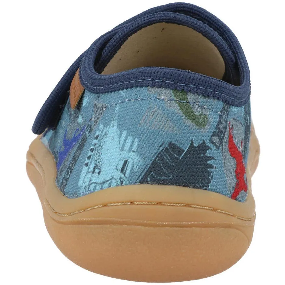 Froddo Barefoot Dark Denim Canvas Slippers
