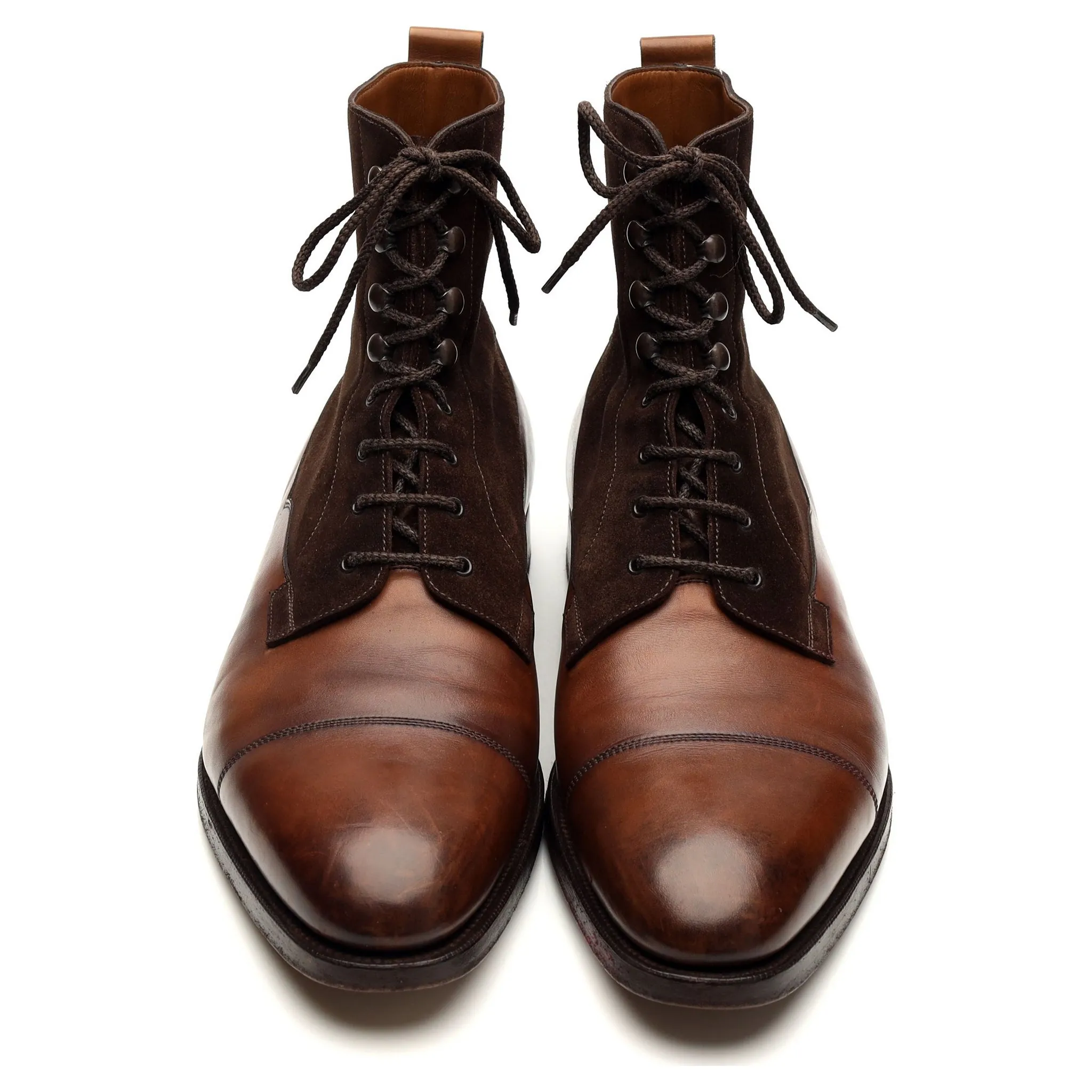 'Galway' Brown Leather Boots UK 11.5 E