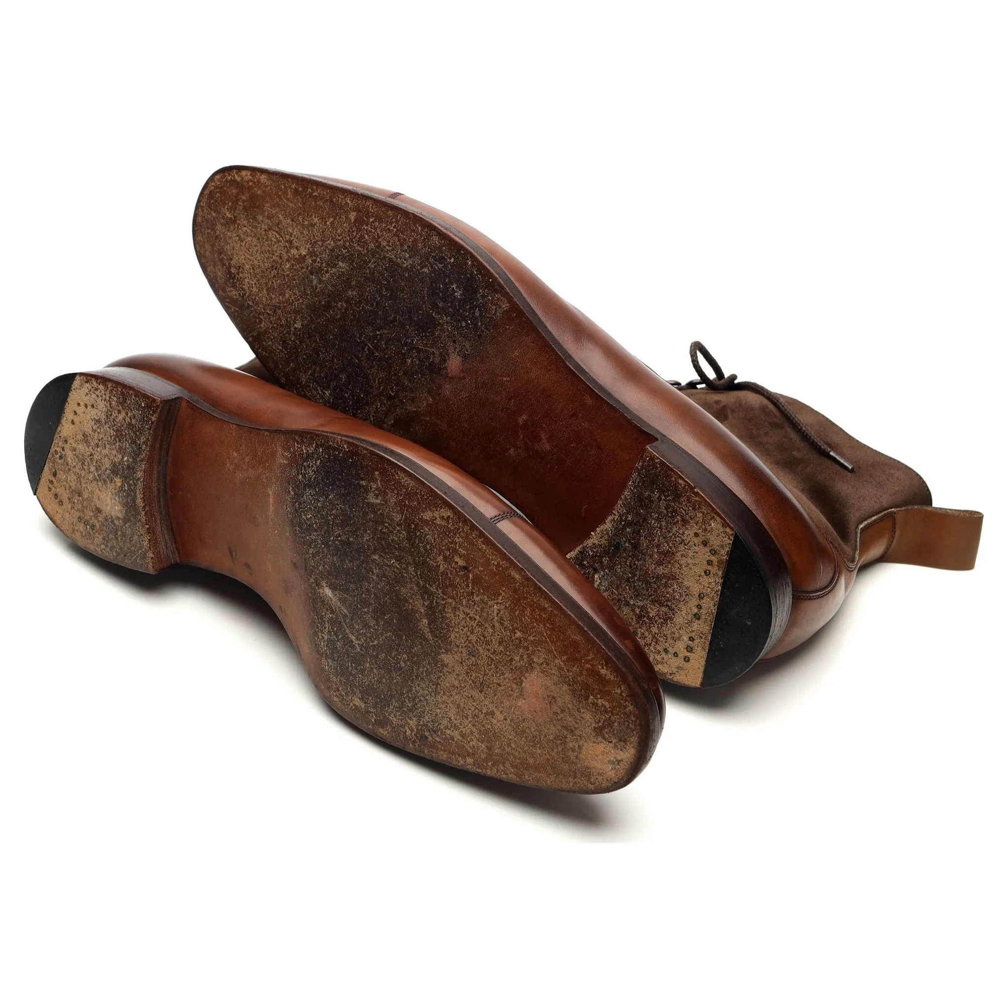 'Galway' Brown Leather Boots UK 11.5 E