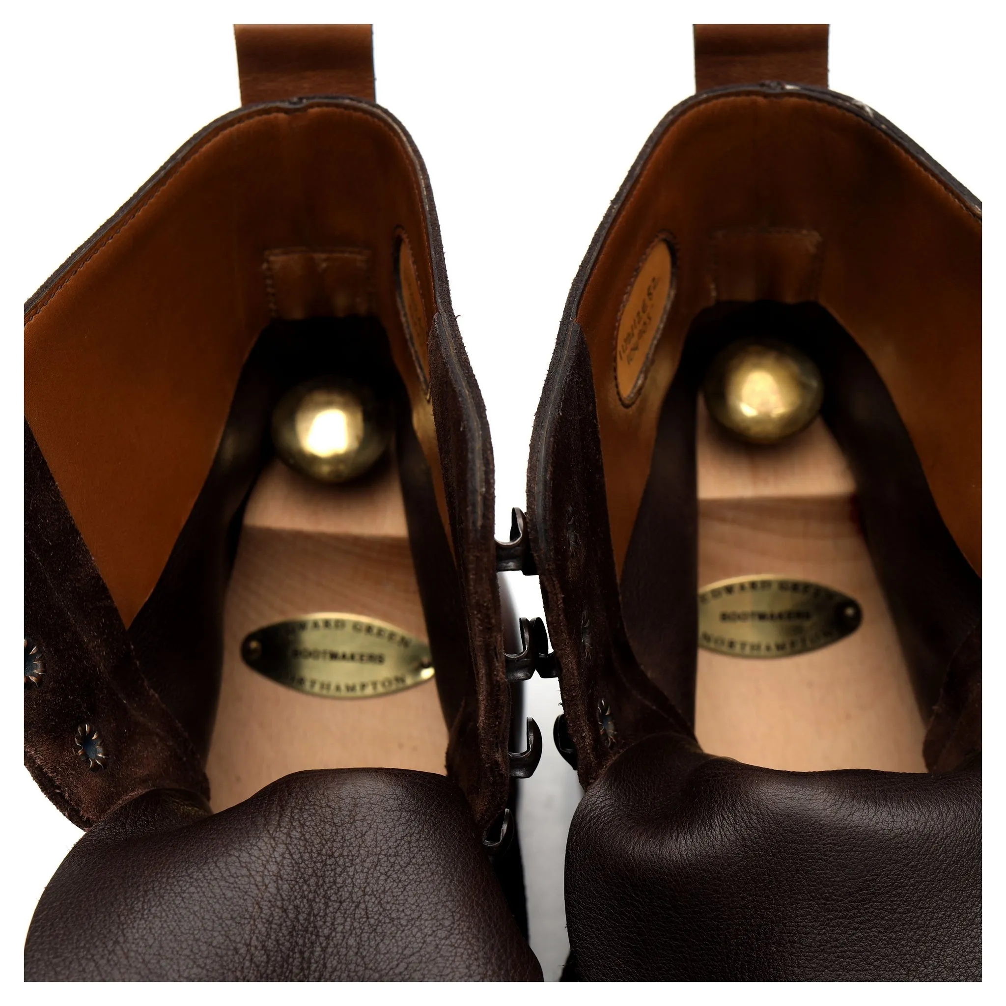 'Galway' Brown Leather Boots UK 11.5 E