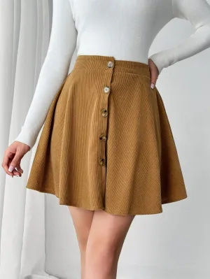 GYPSY - Buttoned Mini Skirt