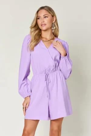 GYPSY - Drawstring Long Sleeve Romper