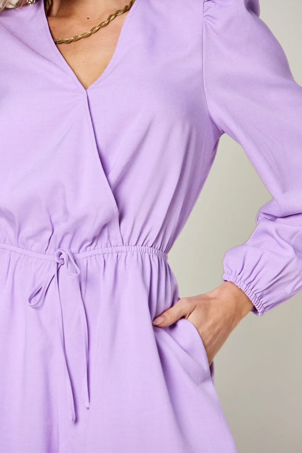 GYPSY - Drawstring Long Sleeve Romper