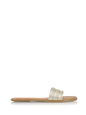 HANA studs - Slippers | Champagne