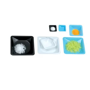 Heathrow Scientific 1423AA Standard Weighing Boat Small, 10 mL, Anti-static, Black