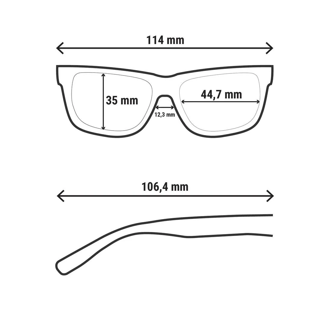 Hiking Sunglasses - MH B140 - child 2 - 4 years - category 3