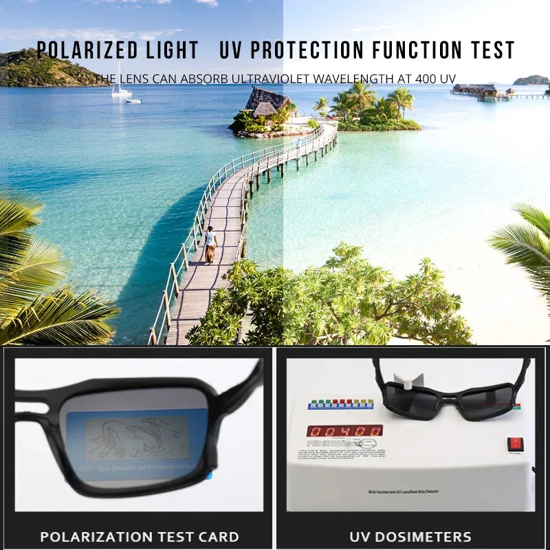 KDEAM New High End Polarized Sports Sunglasses with Ultra-light TR90 Frame Color Blocking Design Outdoor Dazzling Sun Glasses