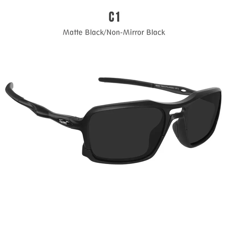 KDEAM New High End Polarized Sports Sunglasses with Ultra-light TR90 Frame Color Blocking Design Outdoor Dazzling Sun Glasses