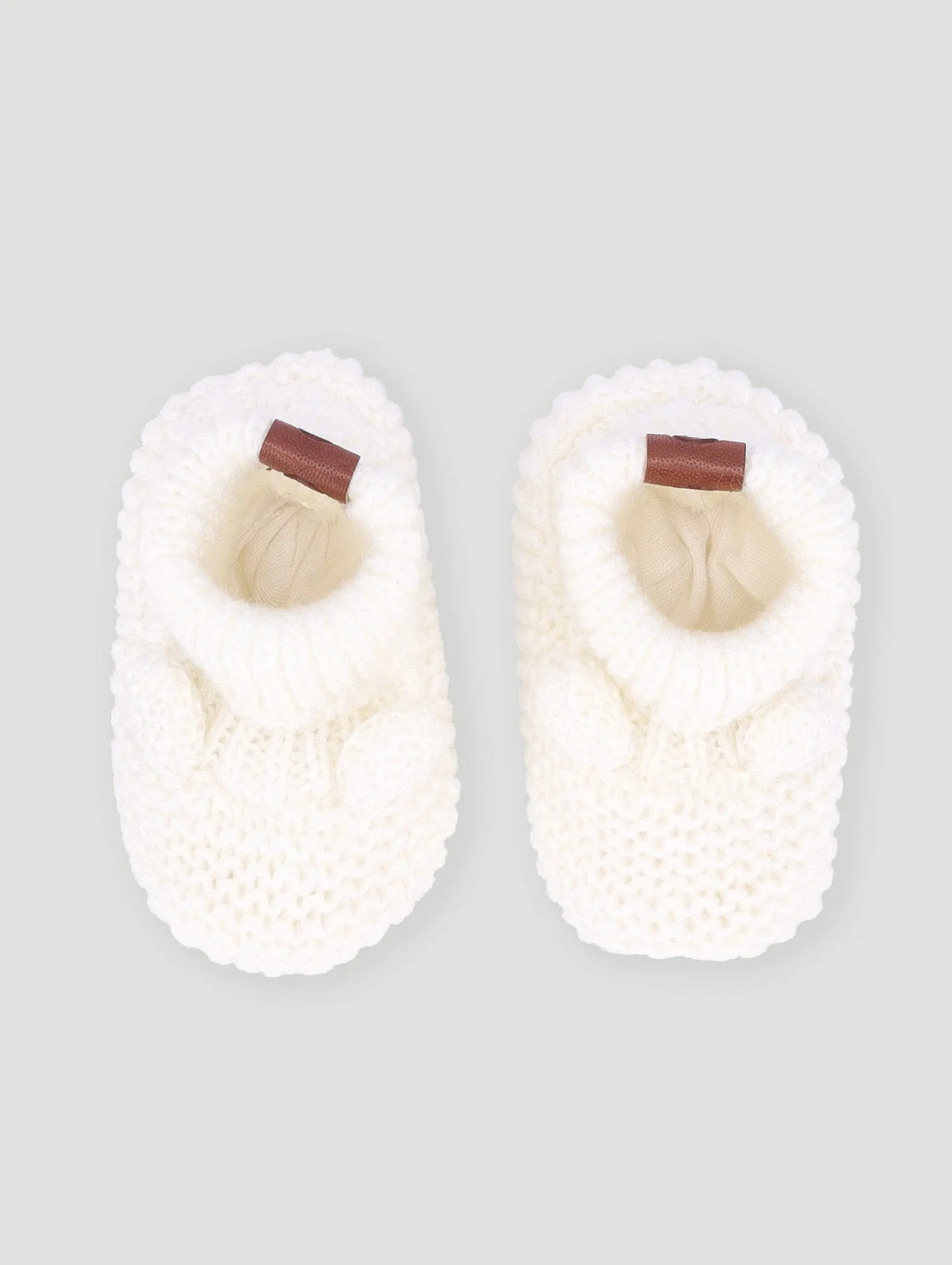 Keedo Unisex Knitted Baby Booties