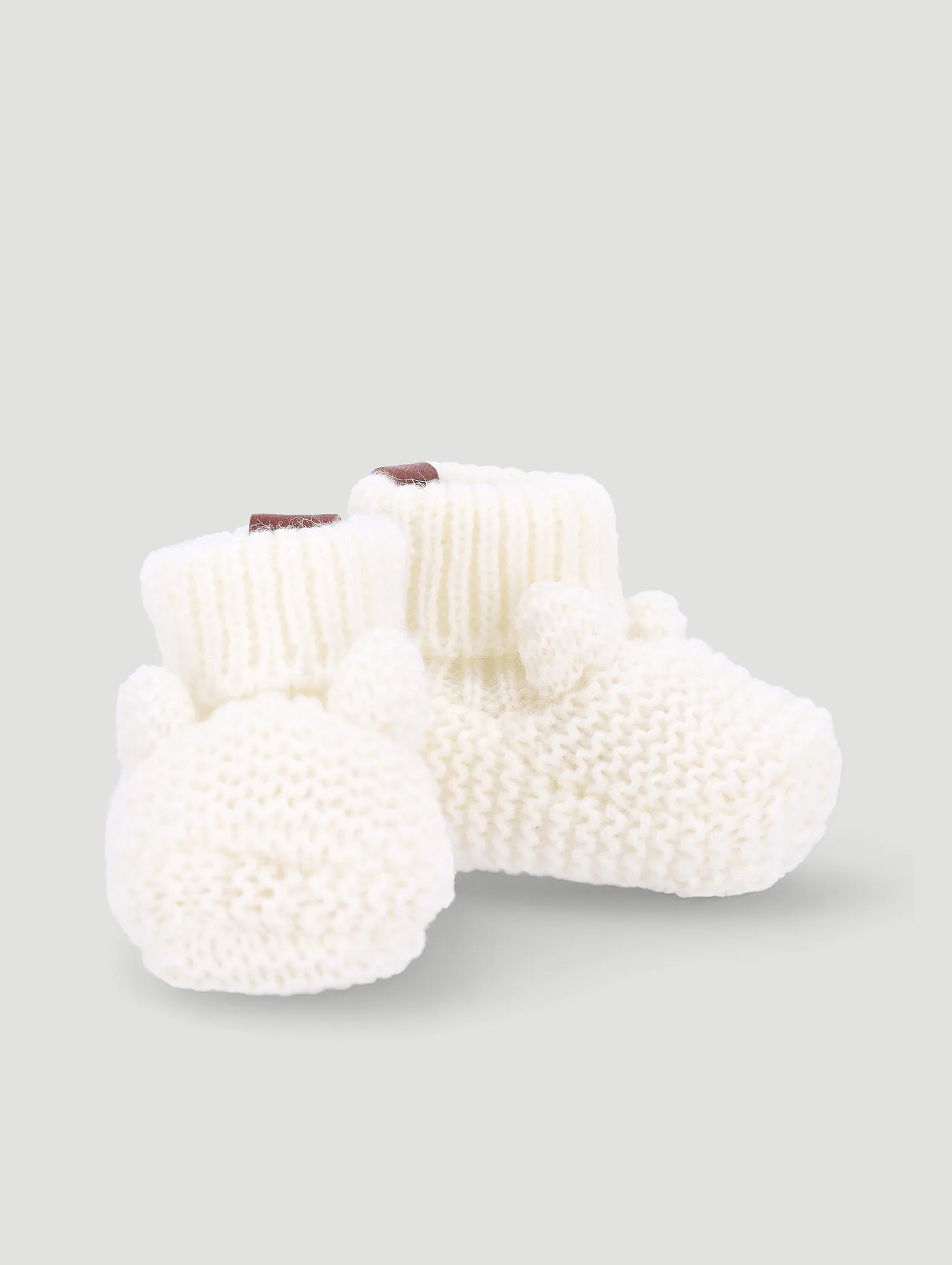 Keedo Unisex Knitted Baby Booties