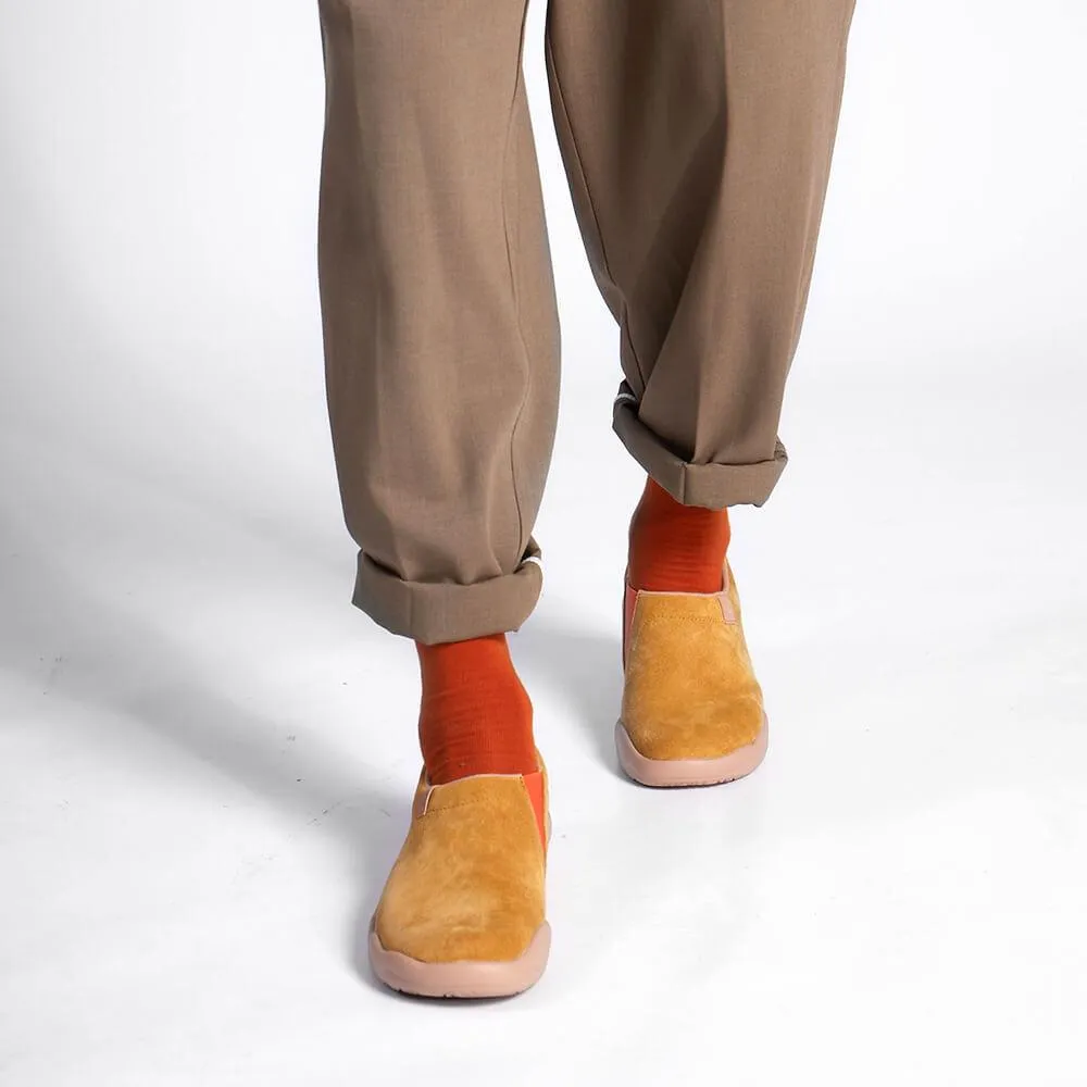 Khaki Cow Suede Toledo II Men