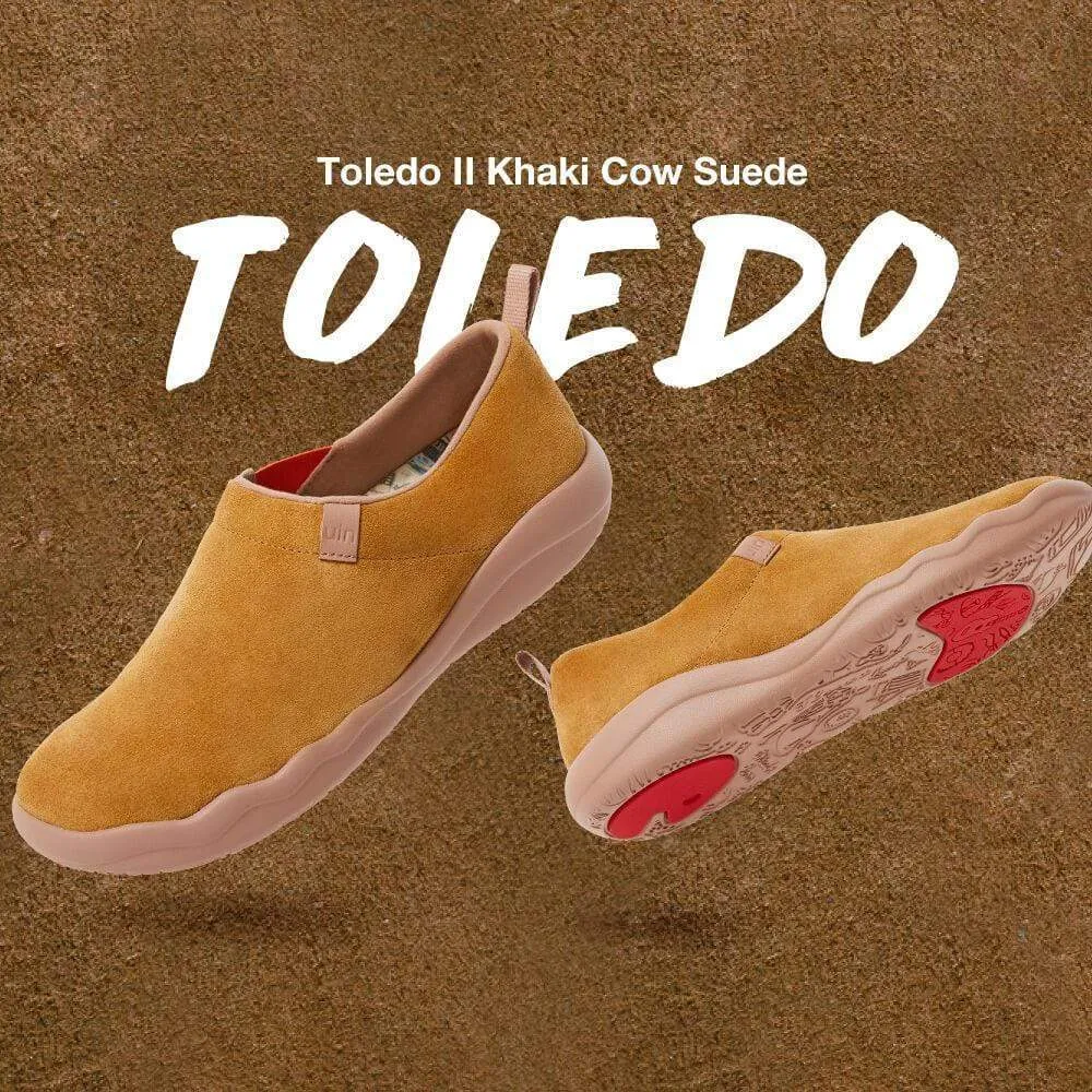 Khaki Cow Suede Toledo II Men