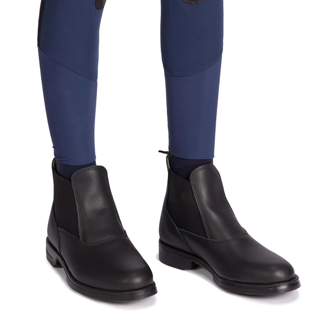 Kids' Horse Riding Lightweight Mesh Jodhpurs with Grippy Suede Patches 500