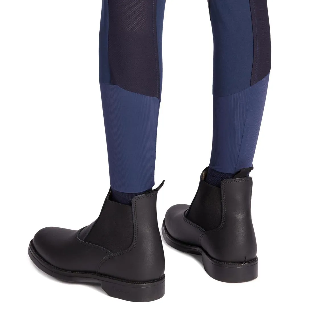 Kids' Horse Riding Lightweight Mesh Jodhpurs with Grippy Suede Patches 500