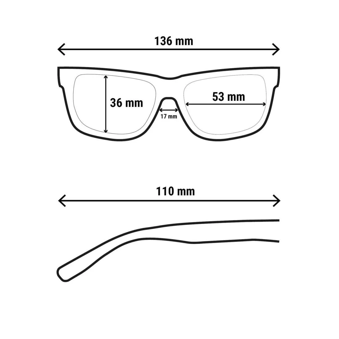 Kids' over 10 - Polarised cat. 4 - Hiking sunglasses - MH T550