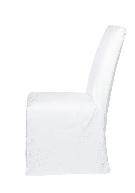 Laguna Beach Slipcovered Dining Chairs in Luna White - FLOOR SAMPLE / WAREHOUSE STOCK