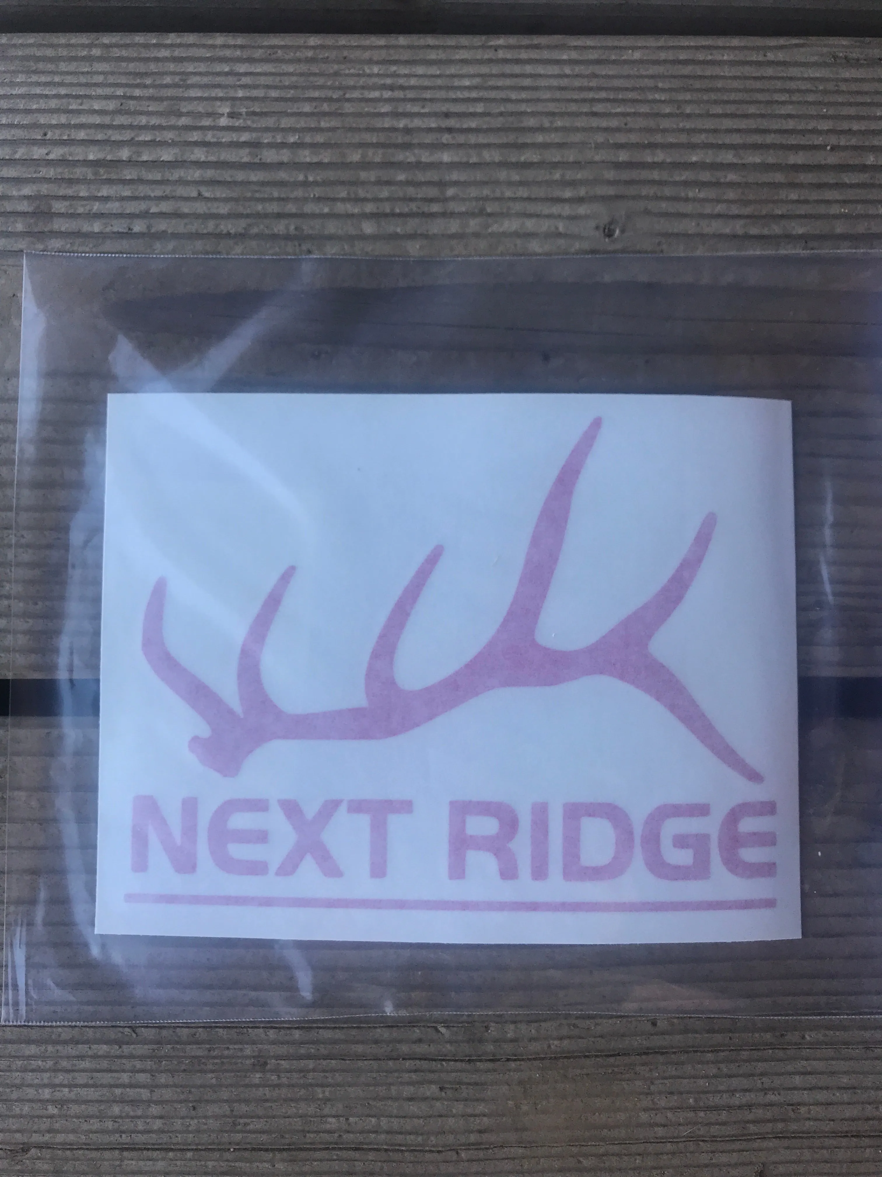 Large Elk Shed Decal Sticker