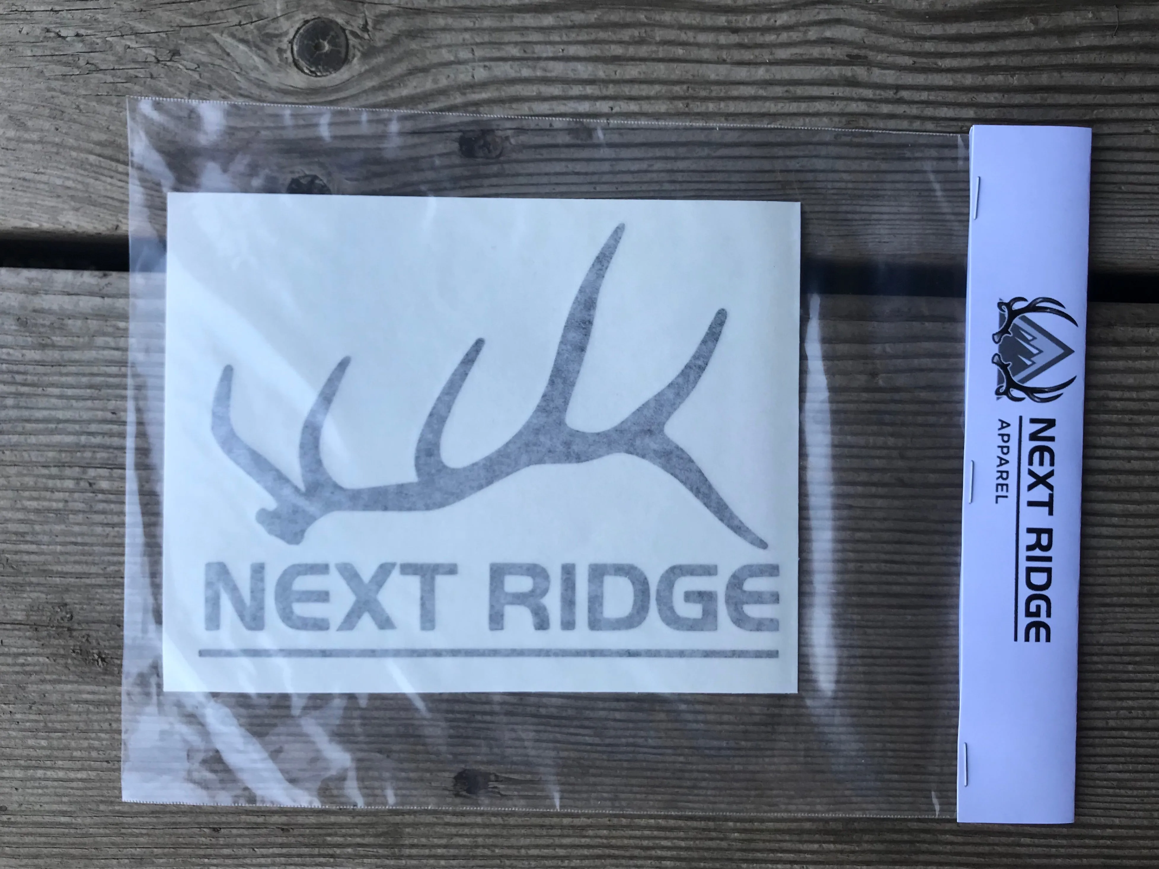 Large Elk Shed Decal Sticker