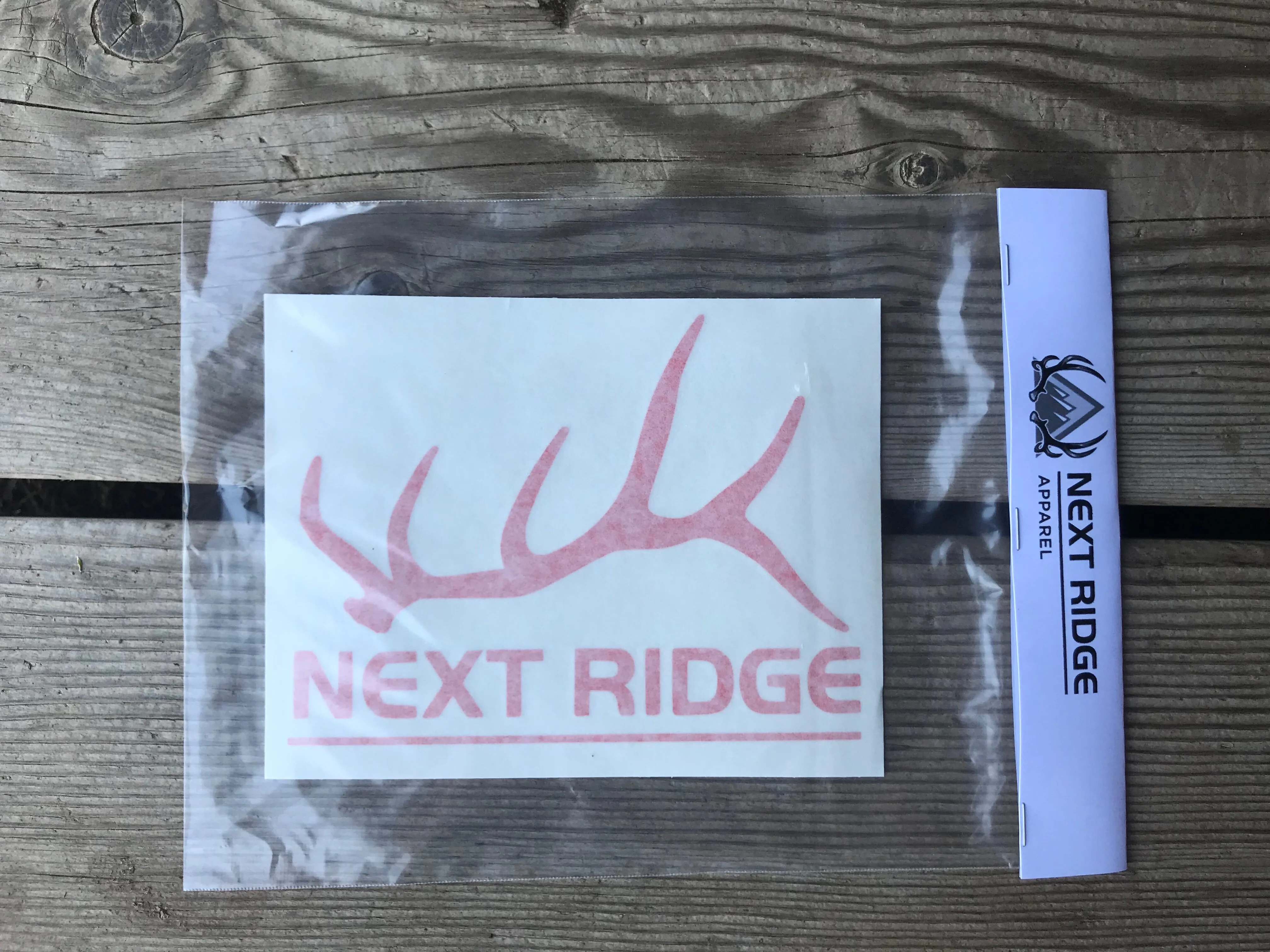 Large Elk Shed Decal Sticker