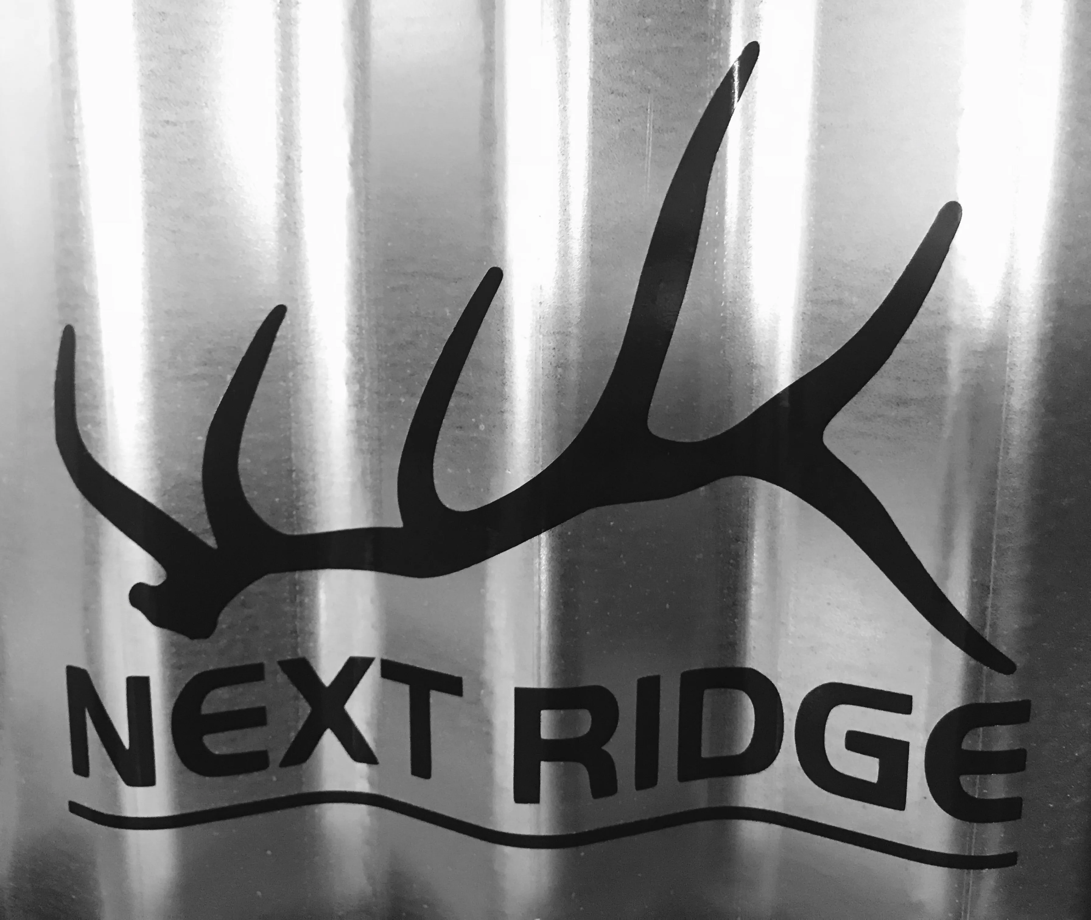 Large Elk Shed Decal Sticker