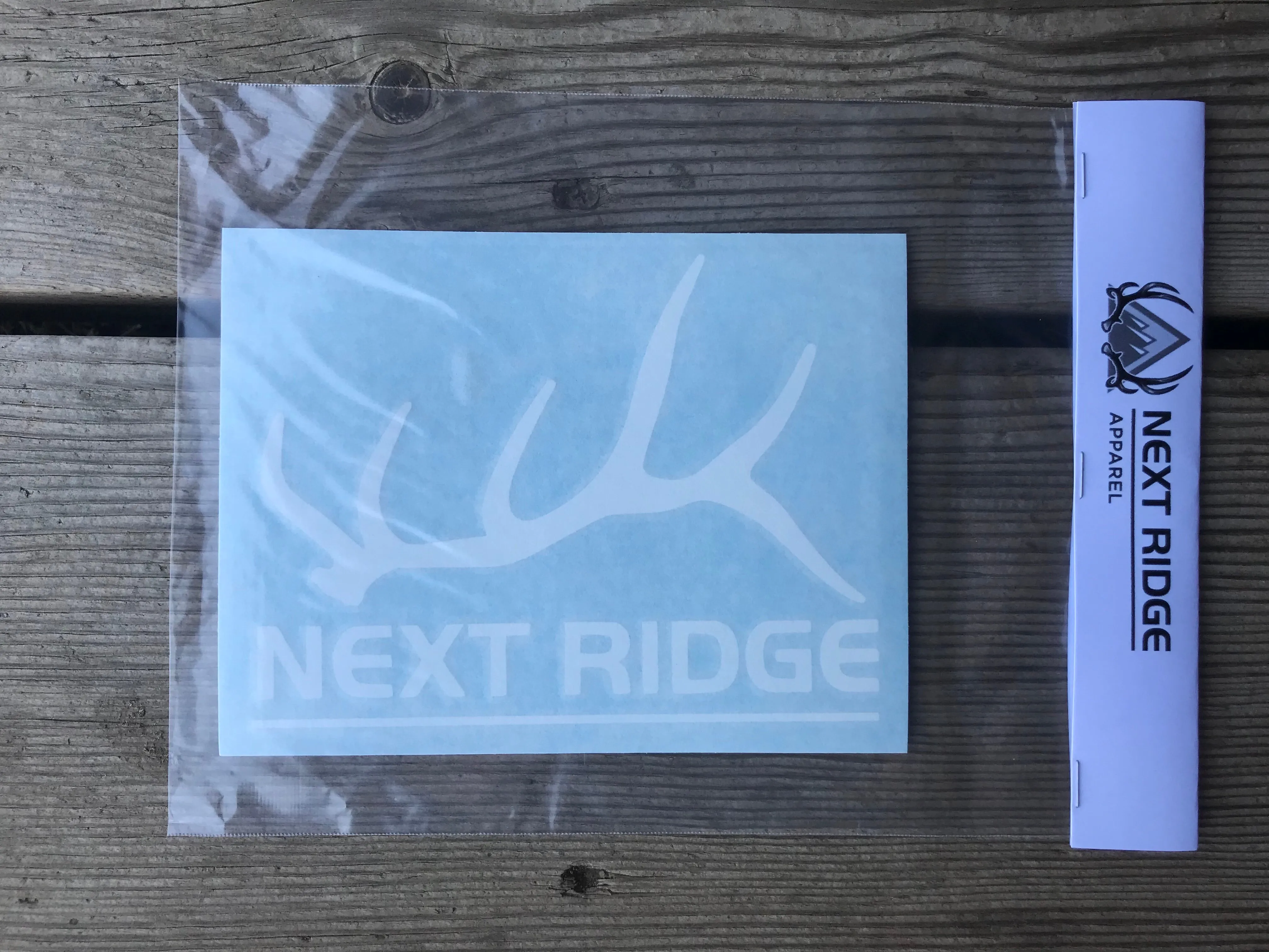Large Elk Shed Decal Sticker