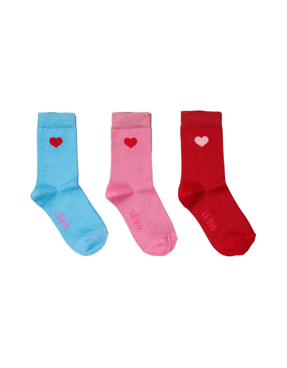 LE BIG Shirley Multicolour sock 3-pack