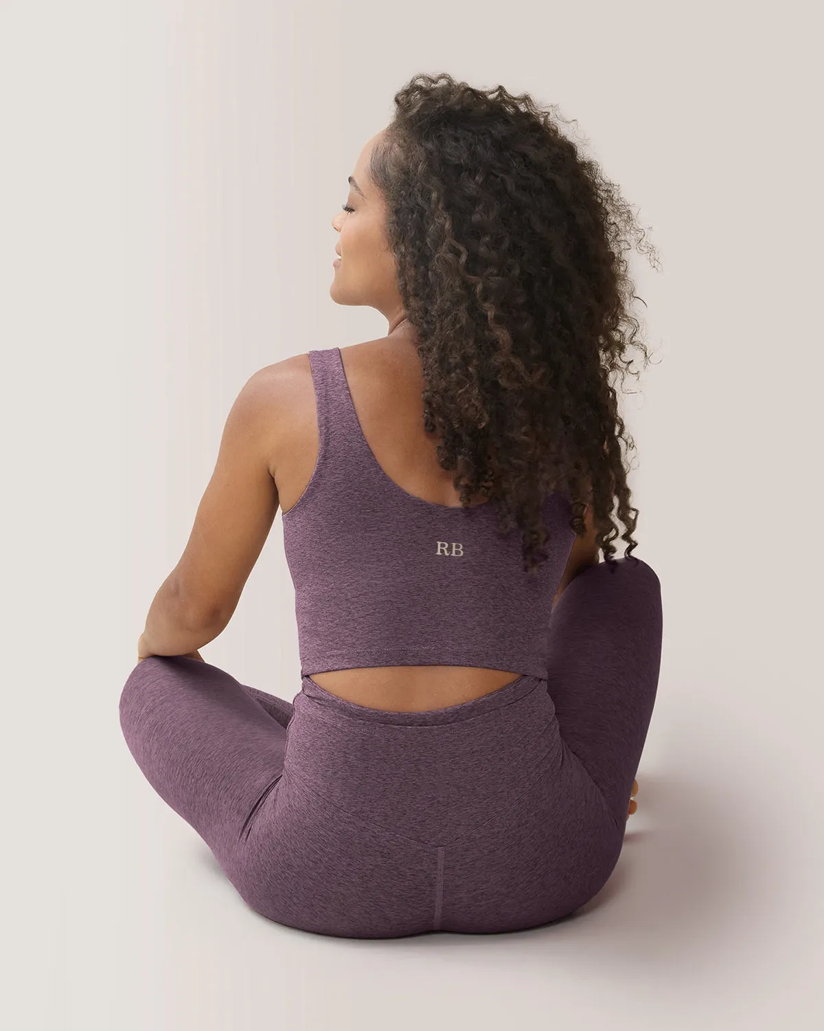 Let it be Tank Top - Eggplant