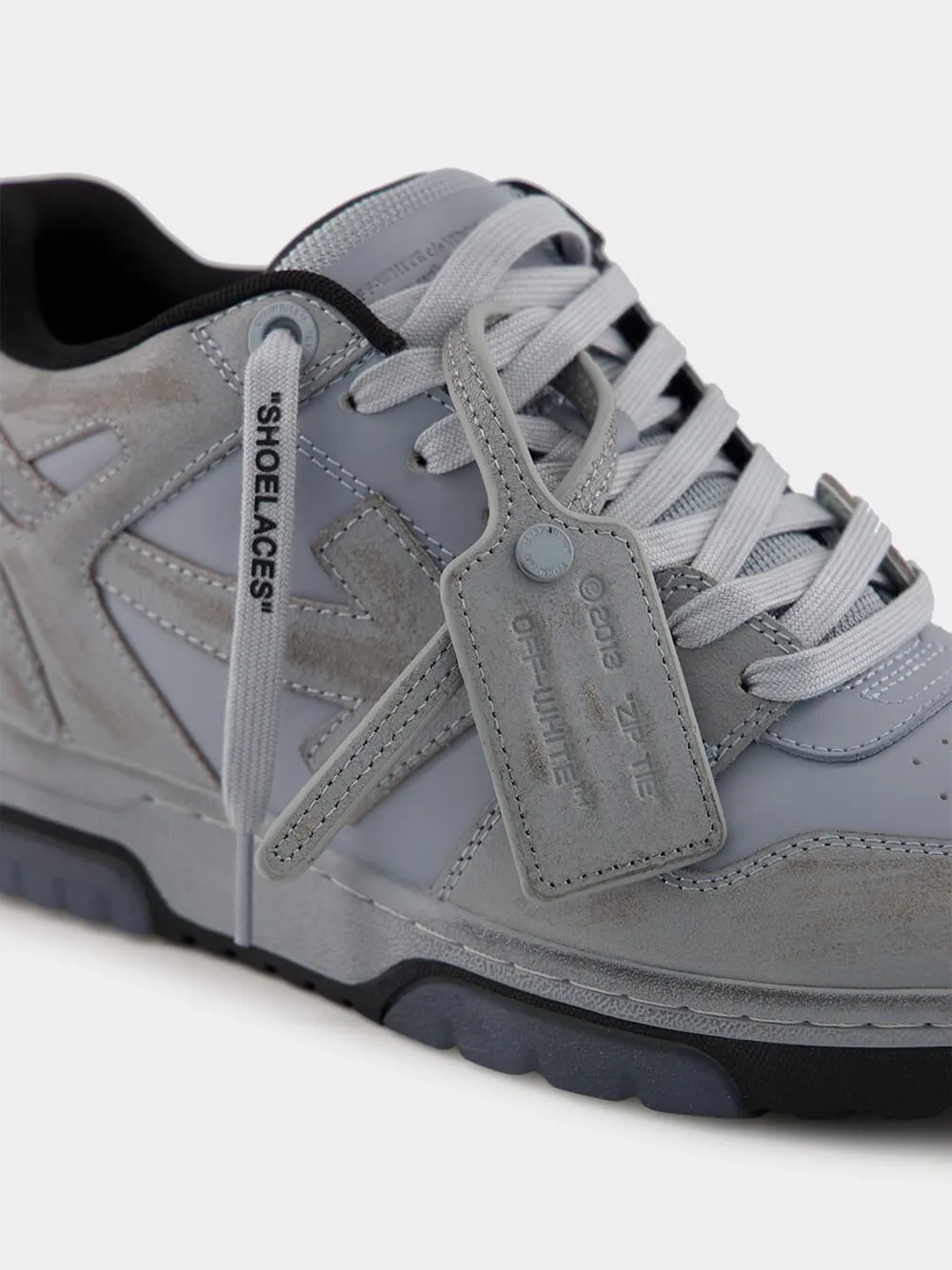 Light Grey Out Of Office Suede Sneakers