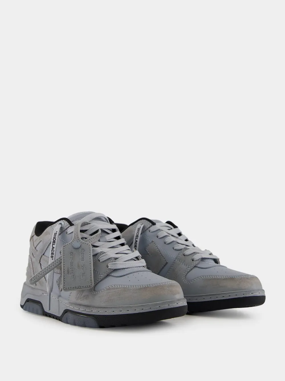 Light Grey Out Of Office Suede Sneakers