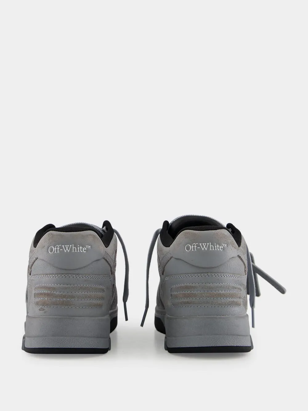 Light Grey Out Of Office Suede Sneakers