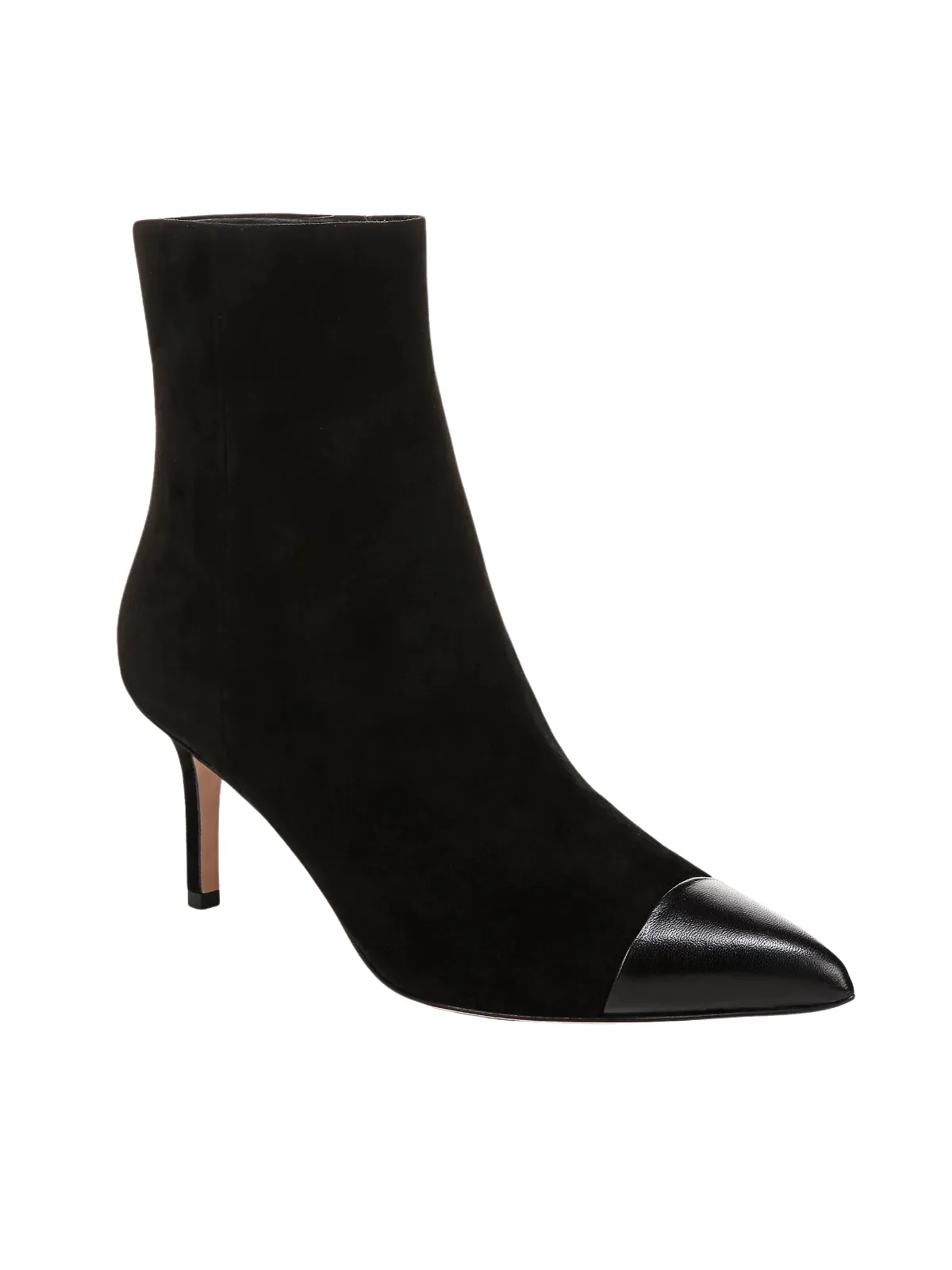 Lisa Suede Cap Toe Bootie