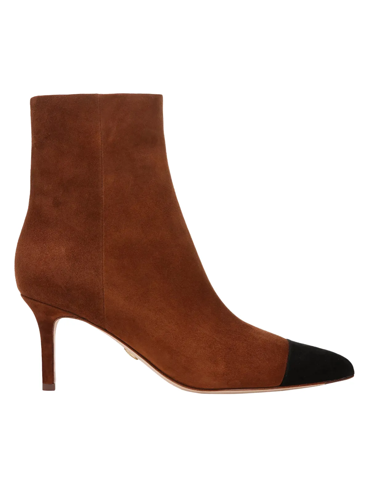 Lisa Suede Cap Toe Bootie