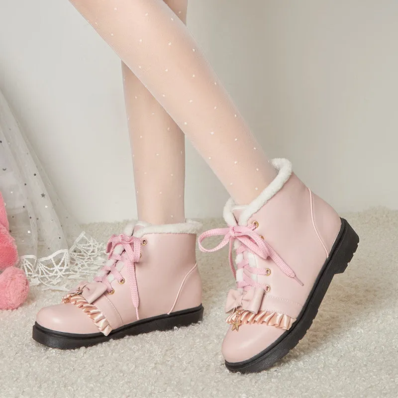 Lolita plus cashmere Martin boots KF30010