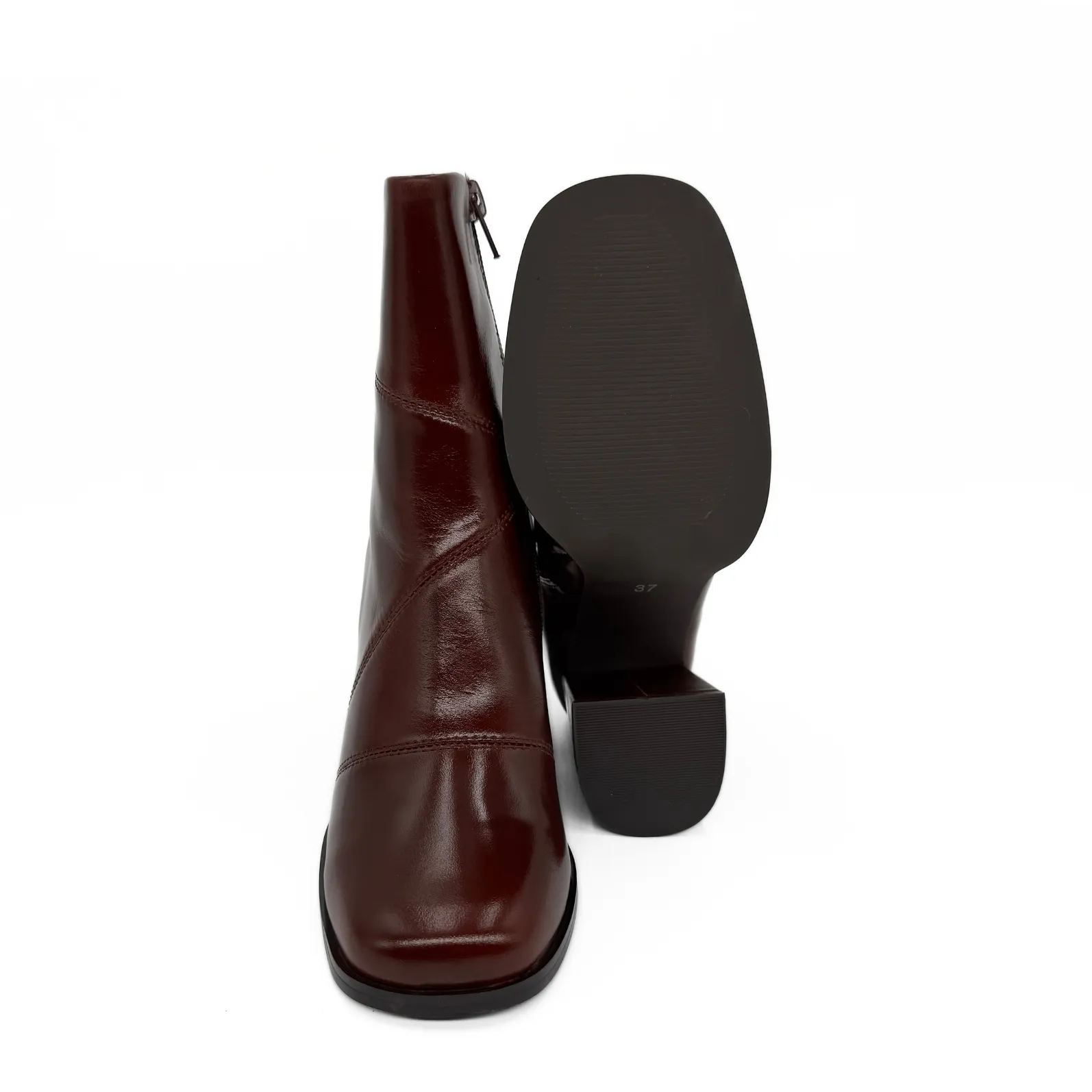 Lou Leather Booties