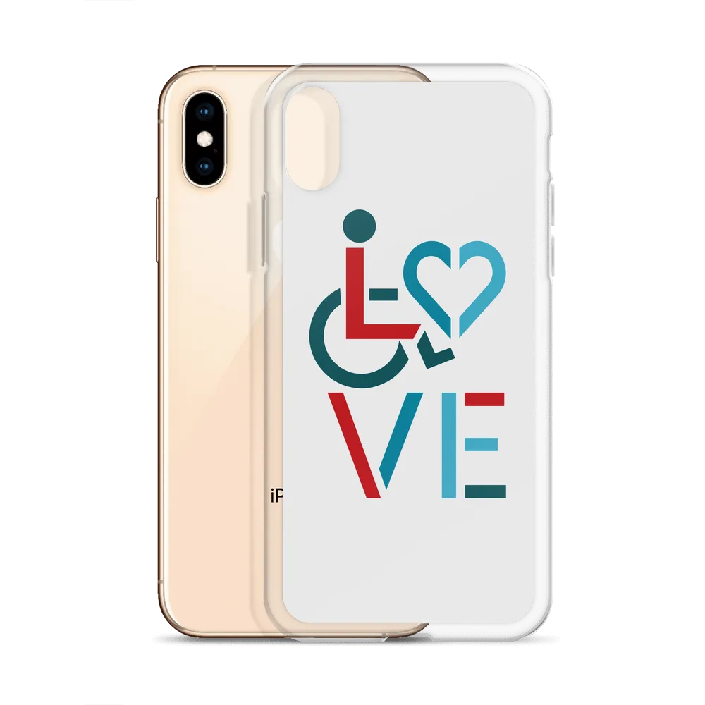 LOVE (for the Special Needs Community) iPhone Case Stacked Design 3 of 3