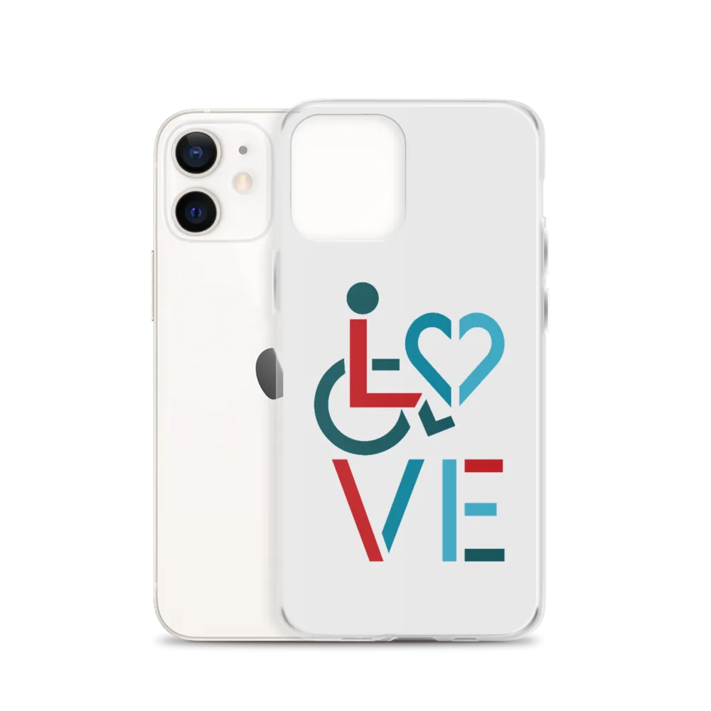 LOVE (for the Special Needs Community) iPhone Case Stacked Design 3 of 3