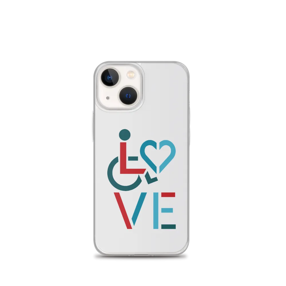 LOVE (for the Special Needs Community) iPhone Case Stacked Design 3 of 3