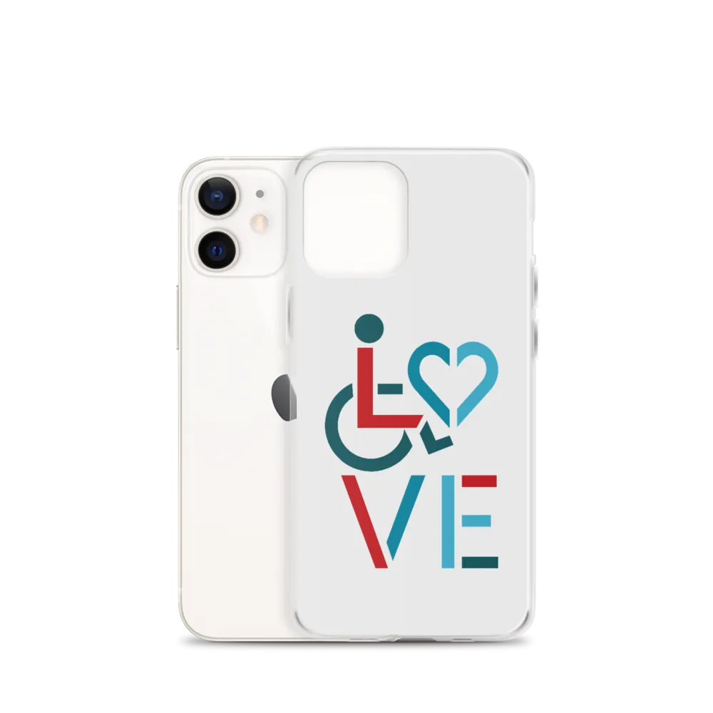 LOVE (for the Special Needs Community) iPhone Case Stacked Design 3 of 3