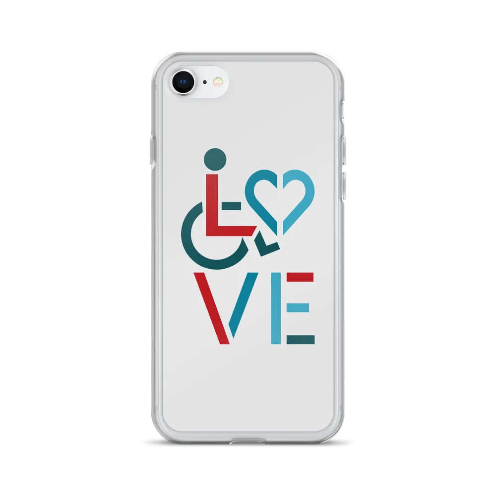 LOVE (for the Special Needs Community) iPhone Case Stacked Design 3 of 3