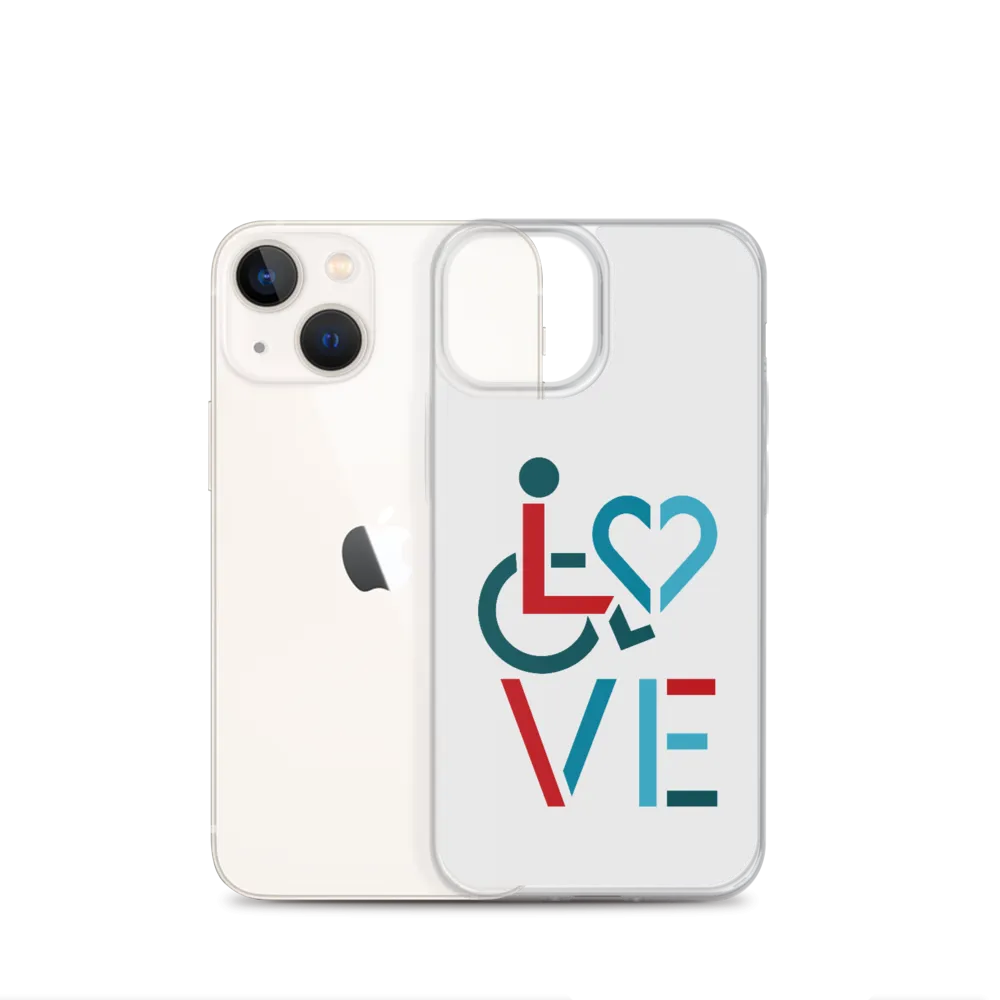 LOVE (for the Special Needs Community) iPhone Case Stacked Design 3 of 3