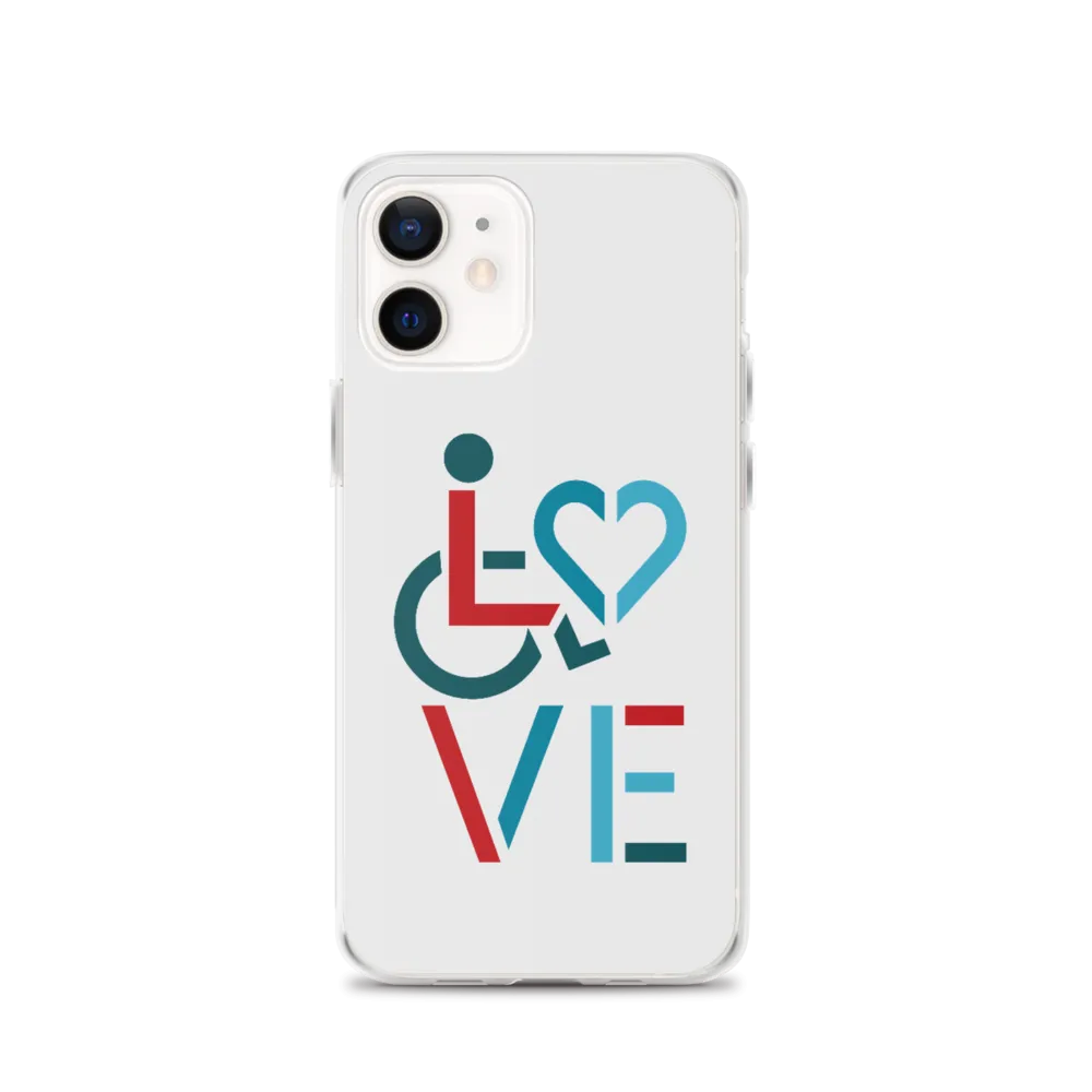 LOVE (for the Special Needs Community) iPhone Case Stacked Design 3 of 3